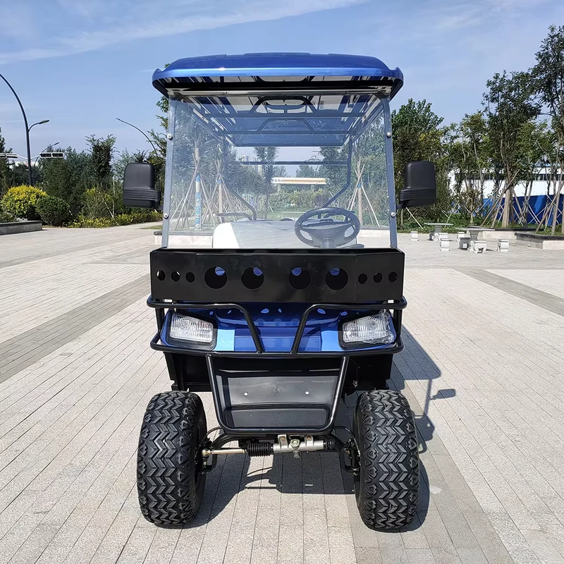 Huanli 4 Wheels 60v 4 Passenger Electric Golf Cart with 40km/h Top Speed and 80-100KM Range