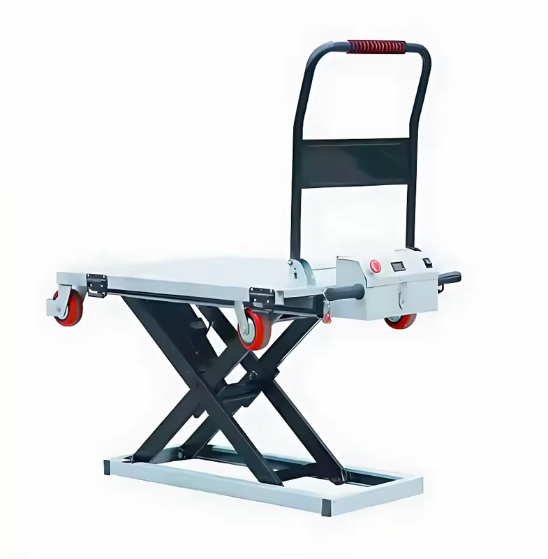 Hydraulic Cargo Trolley Flatbed Truck Cart Platform Versatile Electric Lifting Scissor Lifts Factory Direct Four Wheel Steel Van