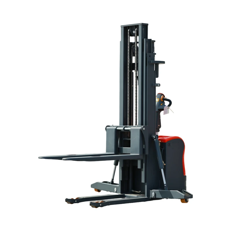 Hydraulic Electric Forklift Hand Pallet Truck Food Beverage Factory 1.5 Ton 3M Lifting Forklift Manual Stacker