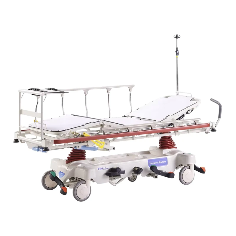 Hydraulic Hospital Patient Transfer Stretcher Medical Emergency Transport Bed Trolley