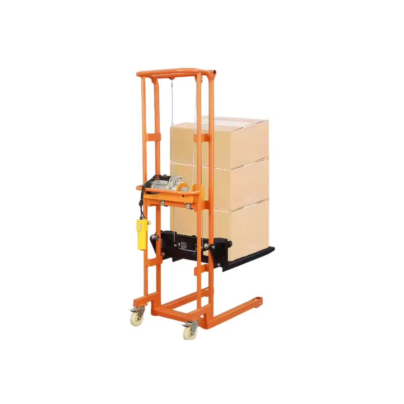 Hydraulic Lifting Forklift Manual Portable Hydraulic Lifting Unloading Artifact for Building Projects On Site Cargo Handling