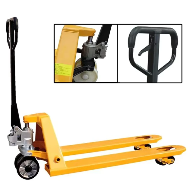 Hydraulic Manual Forklift Hand Pallet Truck Trolley 2ton 2000kg 5 Ton Heavy Forklift Jack