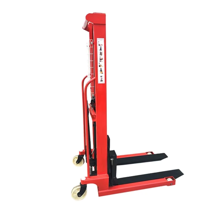 Hydraulic Manual Hand Stacker Forklift 1.5t 1.6m 2m 3m Lifting Manual Reach Stacker