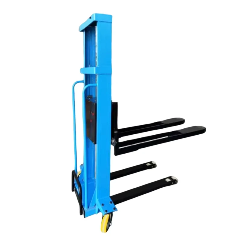 Hydraulic Manual Pallet Fork Lift Truck 1 Ton Electric Manual Fork Lift Truck Forklift