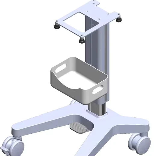 ICU Portable Ventilator Machine Trolley Ventilator with Height Adjustable