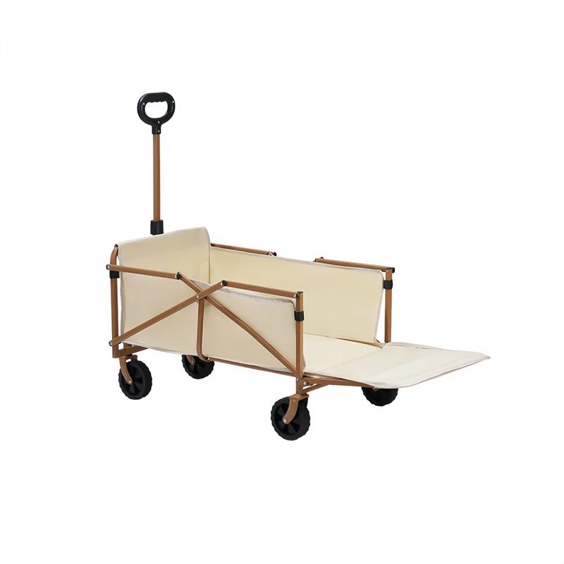 In Stock Fast Delivery Portable Camping Cart Large Capacity Foldable Wagon for Picnic Hiking Fishing Outdoor Utility Trolley