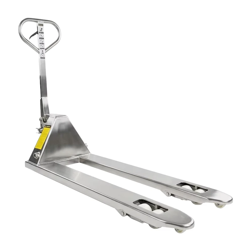 Industrial 304 316 Stainless Steel Manual Hydraulic Forklift Pallet Handling Equipment 2000KG 3000KG
