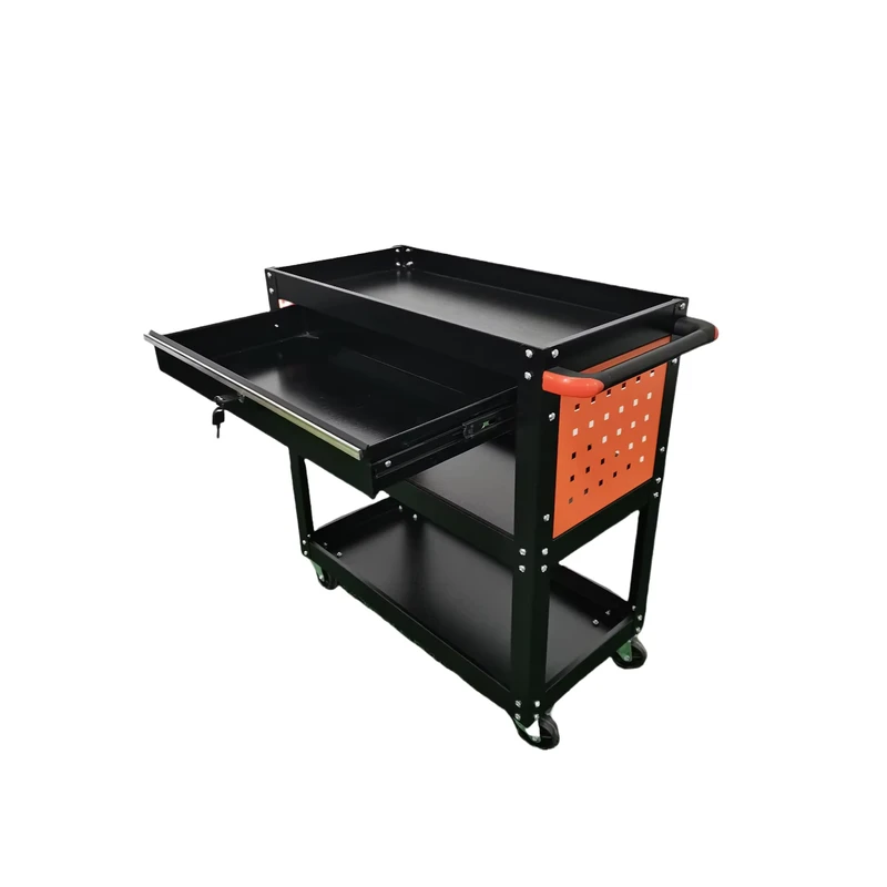 Industrial Commercial Service Cart Garage Service Tool Trolley Cart for Mechanics Home Workshop with Box Packing