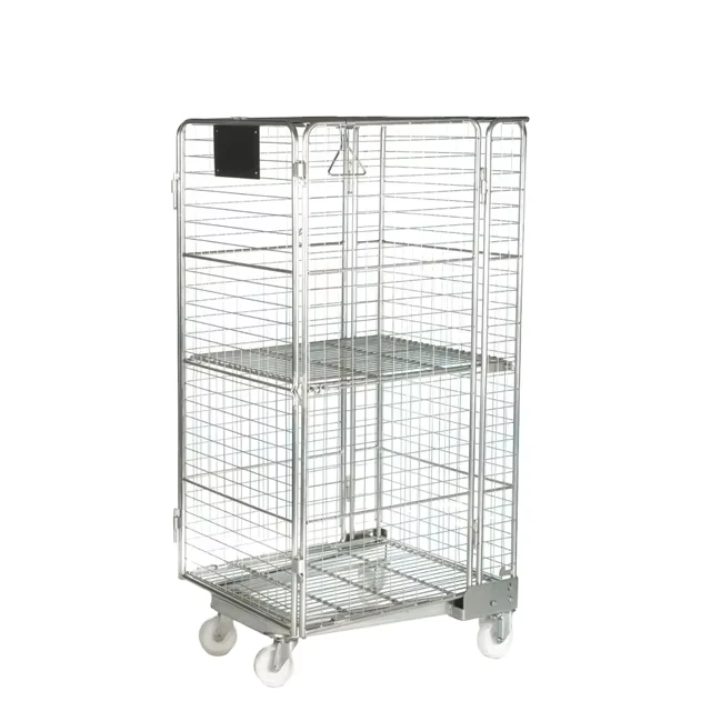 Industrial Container Cages Carts Roll Cage Trolley with Fabric Cover