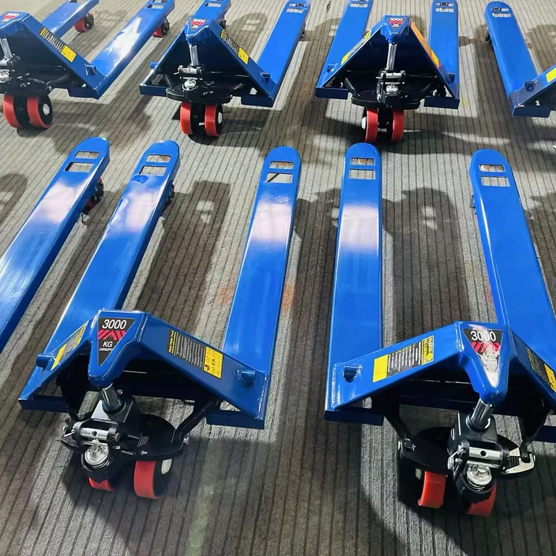 Industrial Grade 3 Ton Hand Pallet Jack Durable Aluminum Manual Forklift ISO Certified