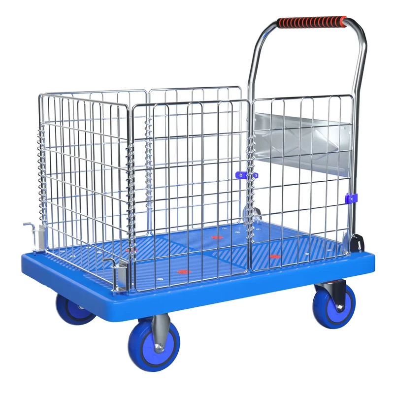 Industrial Heavy Duty Four Wheel Mesh Structure Service Cart with Plastic Construction 1 Year Warranty OEM Available