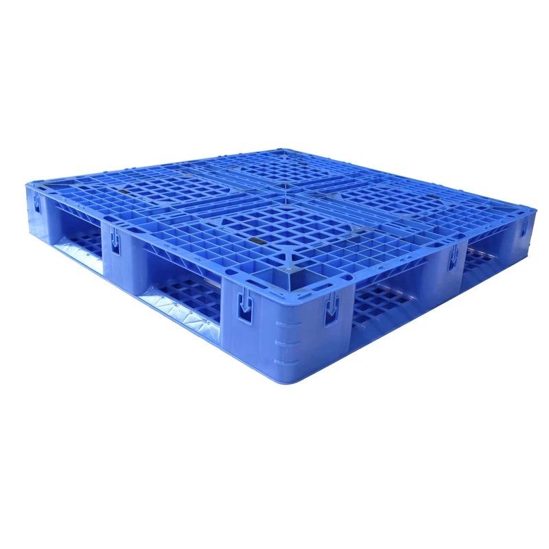 Industrial Hygienic Eco friendly PP Plastic Pallet Euro Anti Slip Single Faced 4 Way RFID ISO Certified Customizable
