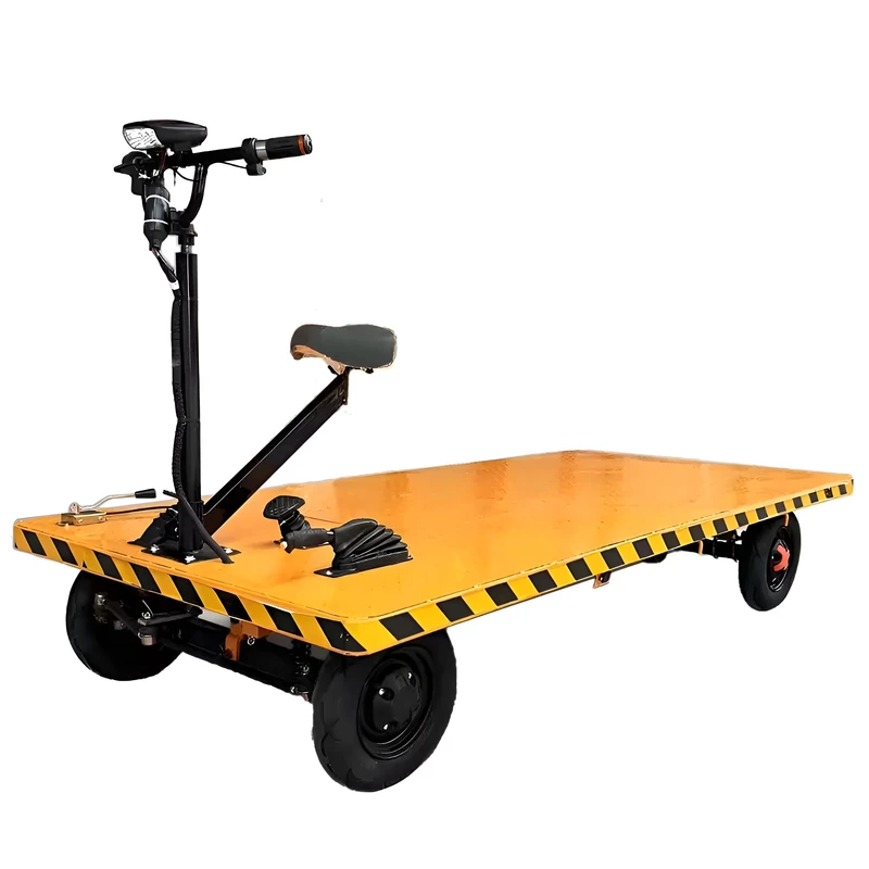 Industrial Platform Motor Tricycle Four Wheel Three Wheel Iron 1 Ton Heavy Duty Electric Adjustable Hand Trolley
