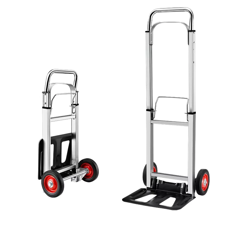 Industrial Small Folding Two Wheel Trailers Household Trolleys Hand Trolleys