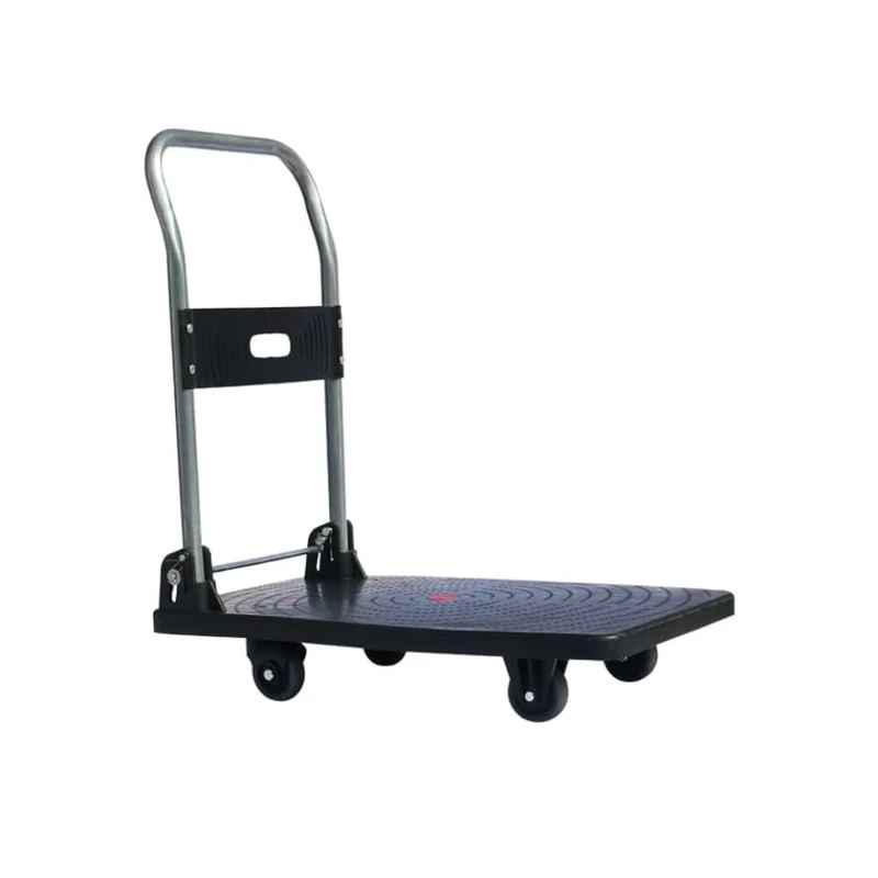 Industrial Tools Plastic Folding Trolley Four Wheel Platform Hand Cart OEM Customizable Easy Moving Platform