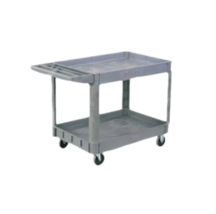 Industrial Utility Cart Service Trolley Cart with 2 and 3 Layers to Load Things Mobile Cart with Wheels