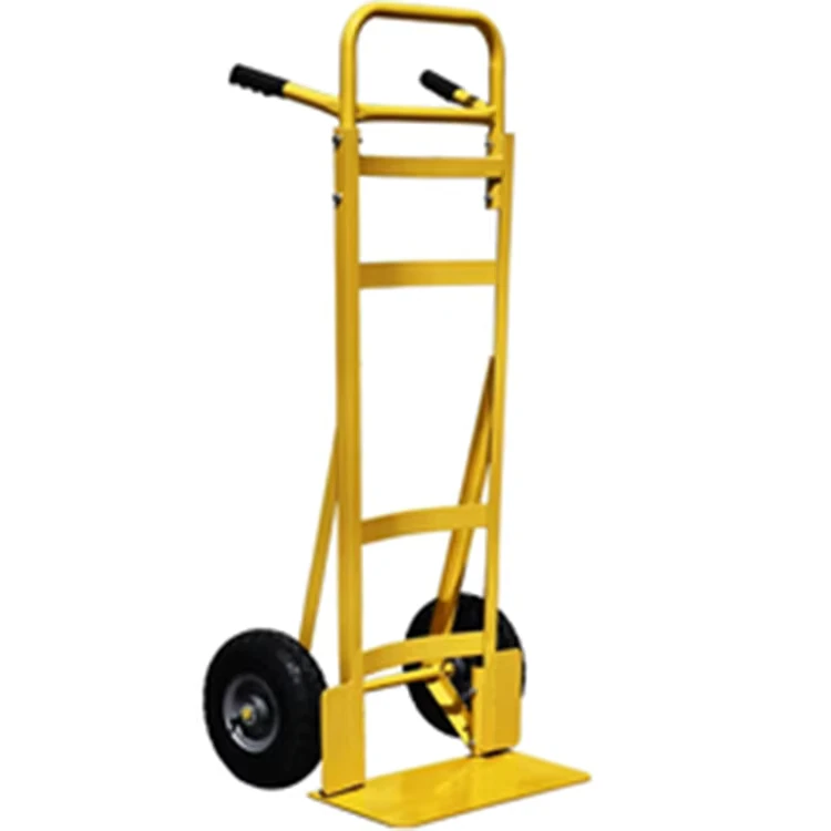 JH Mech Capacity Heavy Duty Industrial Metal Steel Hand Trolly Hand Truck