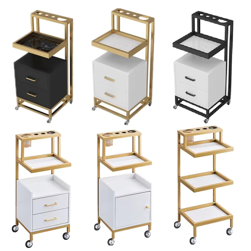 JRY High Quality Removable Hair Salon Styling Beauty Salon Tools Car Hair Salon Trolley