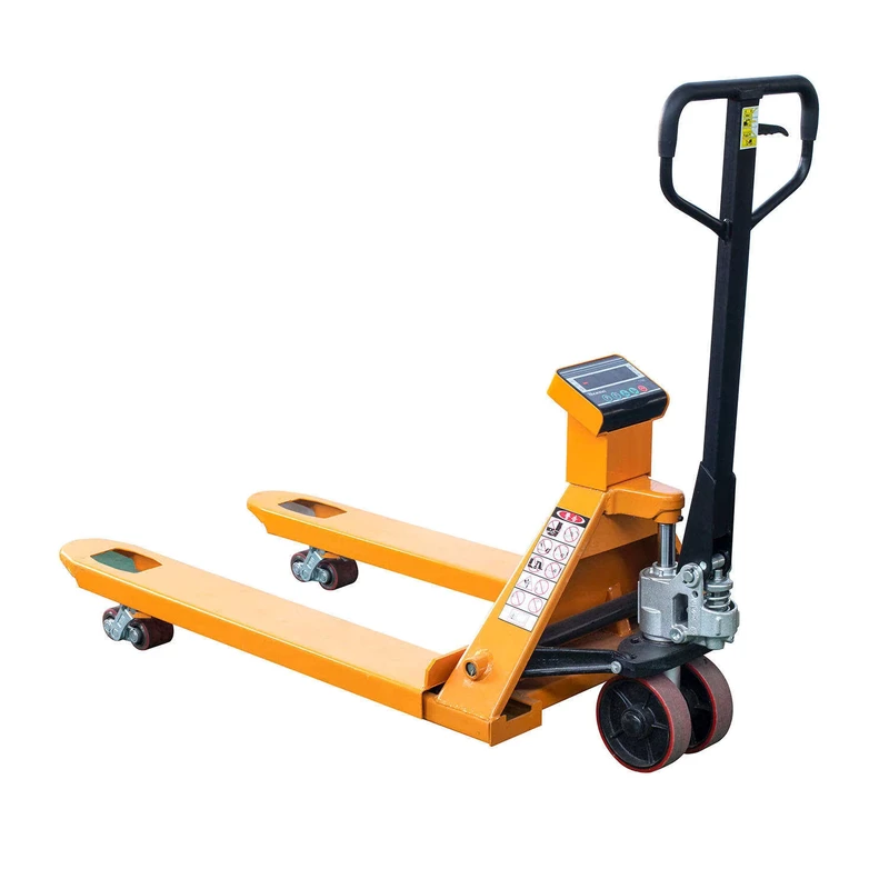 KAIXUN High Precision Pallet Truck Scale 2T Capacity Hydraulic Hand Jack with Integrated Weighting System and Lithium Battery