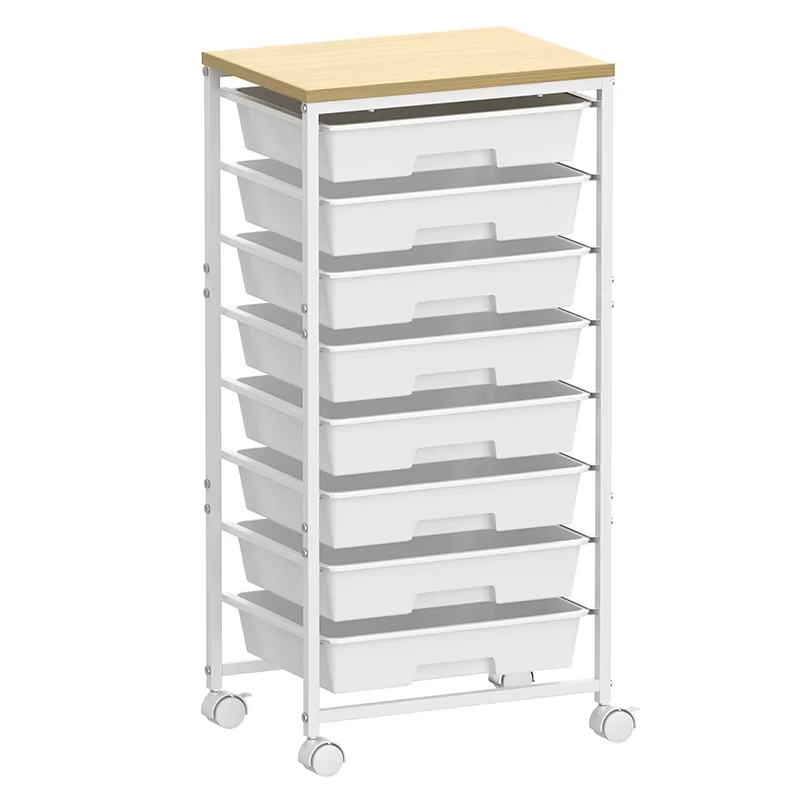 Kitchen Crevice 5 Tier Multifunction Living Room Bedroom Storage Organizer Household Floor Drawer Trolley