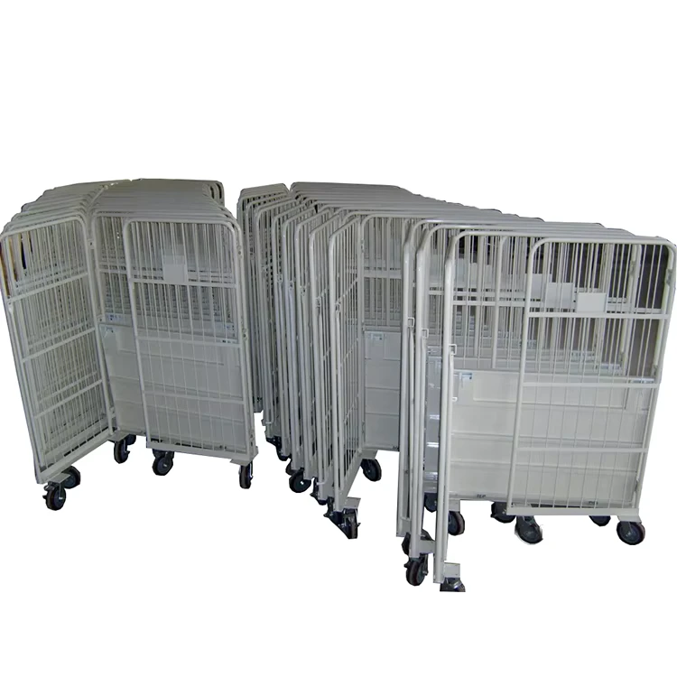 Korea Japan Style Roll Cage Tooling Cart Hand Trolley China Manufacturer