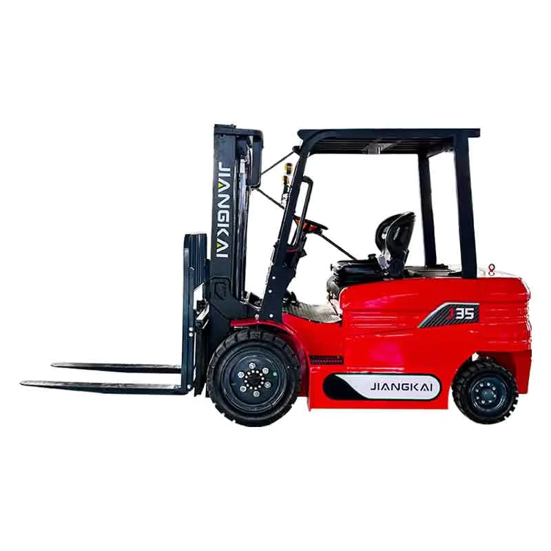 Large 3.5 ton Manual electric hydraulic Forklift Equipped with Unloading Cylinder for Loading and Unloading Goods