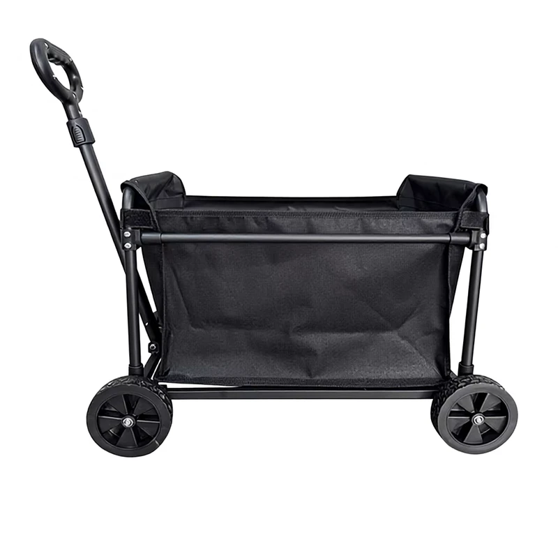 Large Capacity 80KG Foldable Camping Wagon Cart with 600D Oxford Fabric & Aluminum for Beach & Garden Use