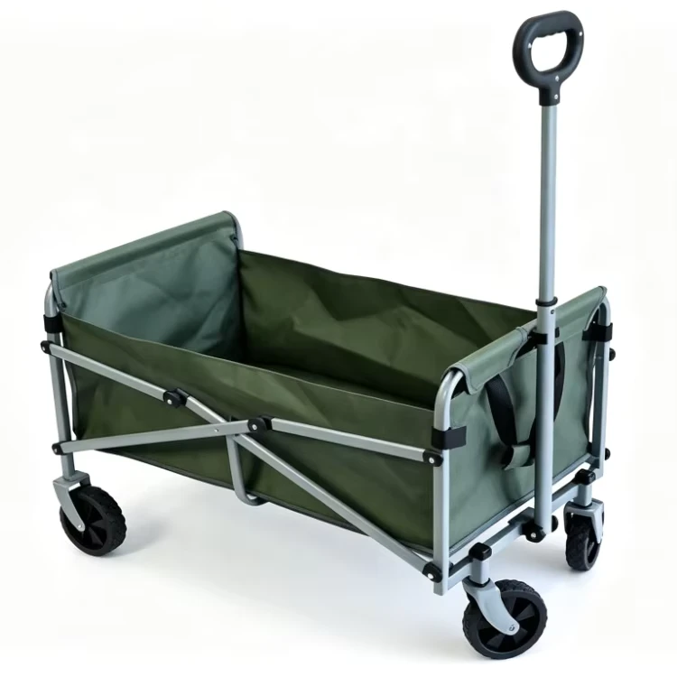 Large Capacity Collapsible Folding Wagon Garden Camping Cart Portable Outdoor Cart for Camping & Garden
