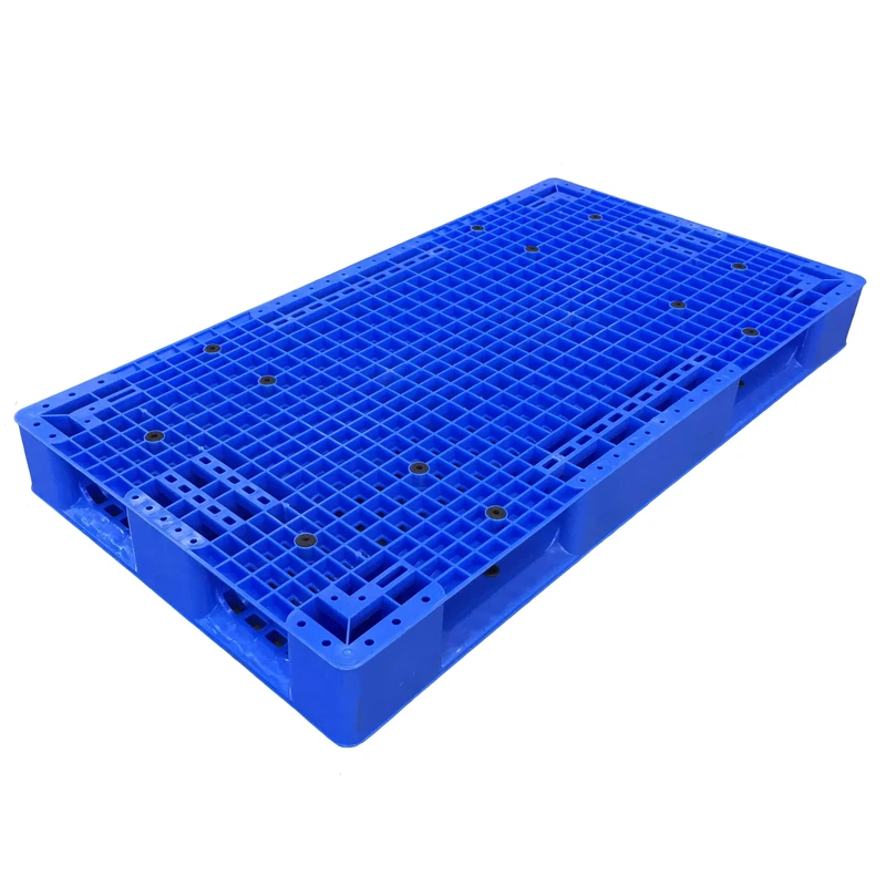 Large Heavy Duty Mesh Grid Double Face PP HDPE Plastic Euro Pallet 4 Way Entry Steel Reinforcement RFID 5.0T