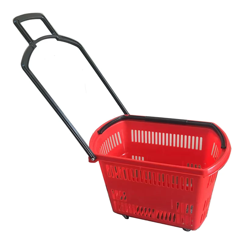 Large Load Heavy Duty Shopping Cart Big Capacity Grocery Trolley Suitable for Supermarket Shopping Mall Retail Store