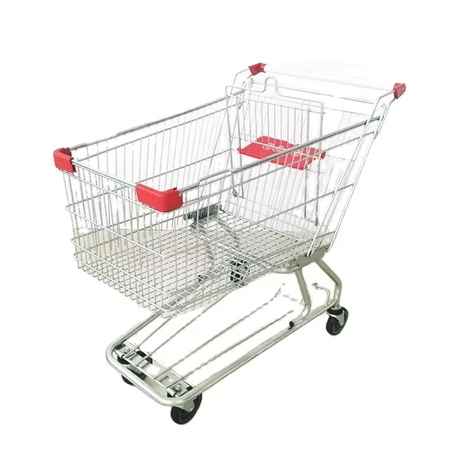 Large Supermarket Shopping Trolley Market Shop Cart Picking Trolley