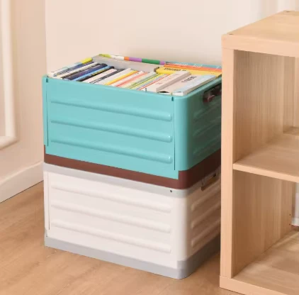 Large capacity Simple Color Matching Assembly Folding Storage Box Household Sundries Plastic Trolley Case