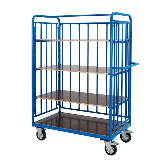 Laundry Cage Trolley Cart