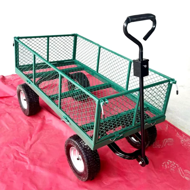 Leading Level Foldable Mesh Hand Truck Portable Home Utility Transport Cart