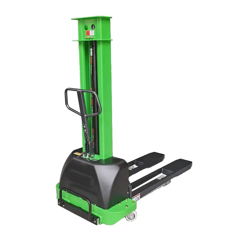 Lifter Stacker Fork Lift Hand Forklift Electric Manual Truck Mini Portable Powered Jack Pallet