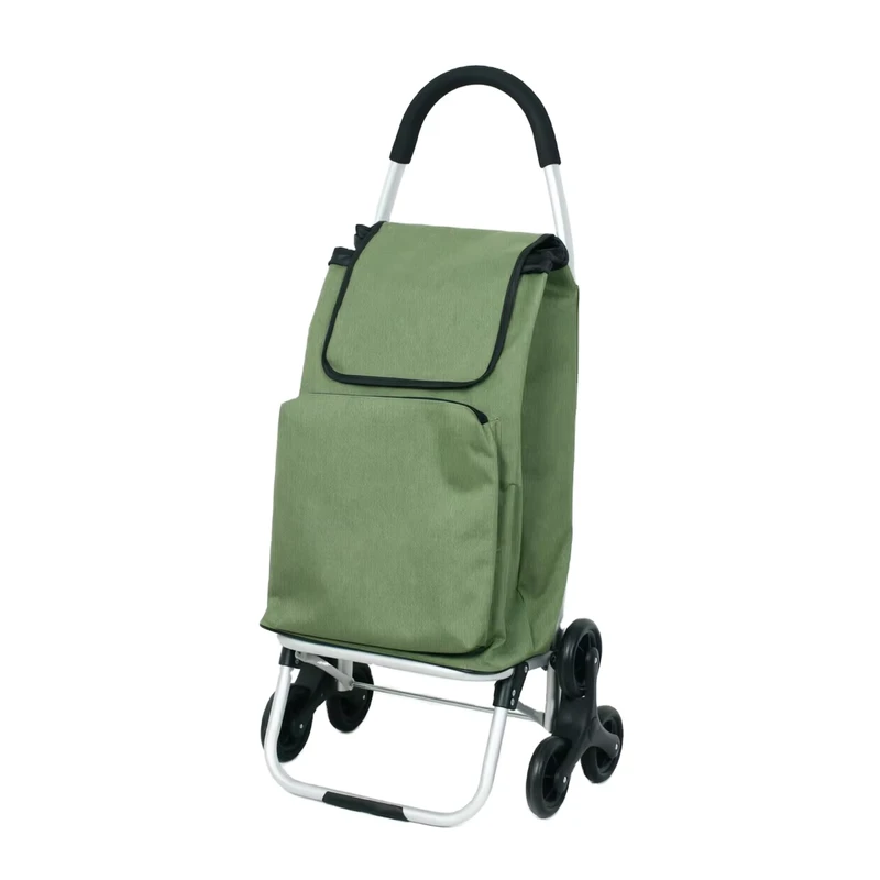 Lightweight Aluminum Shopping Cart with Wheels