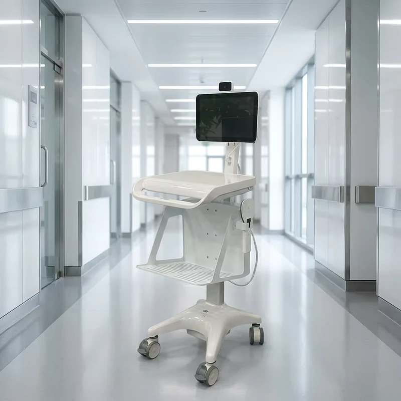 Lightweight Flexible Design Multifunctional Rolling Hospital Furniture Medical Trolley Cart M6 3-Year Warranty Nursing