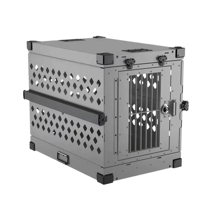 Lightweight Folding Dog Crate for Travel Easy to Carry and Store Portable Pet Carrier for Camping Hiking Outdoor Trips