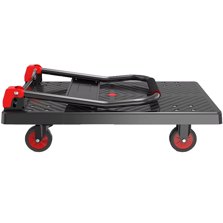 Lightweight Household Trolleys Pull Goods Flatbed Trucks Wheel Trolleys and Handles Water Trucks
