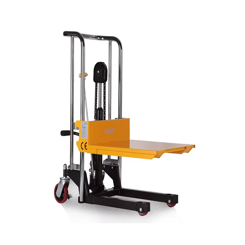 Lightweight Manual Hydraulic Forklift 0485 0412 0415 Series for Luggage Lift Platform Truck