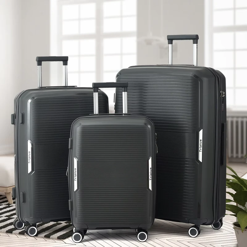 Lightweight PP Luggage Set Trolley Luggage Suitcase Luggage 3 Piece Sets