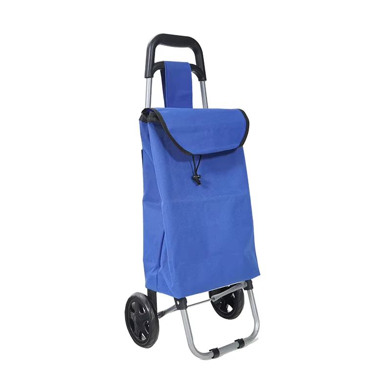 Lightweight Portable Folding Shopping Trolleys Carts Customized Colour & Logo Factory Price with Bag