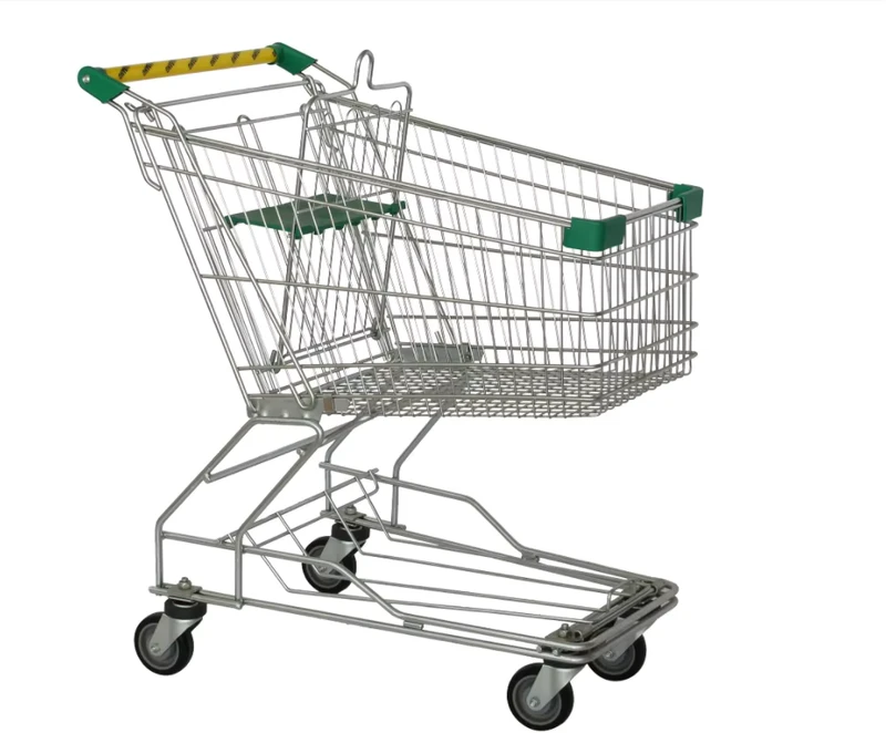 Lightweight Shopping Trolley with Wheels for Outdoor Use and Convenience