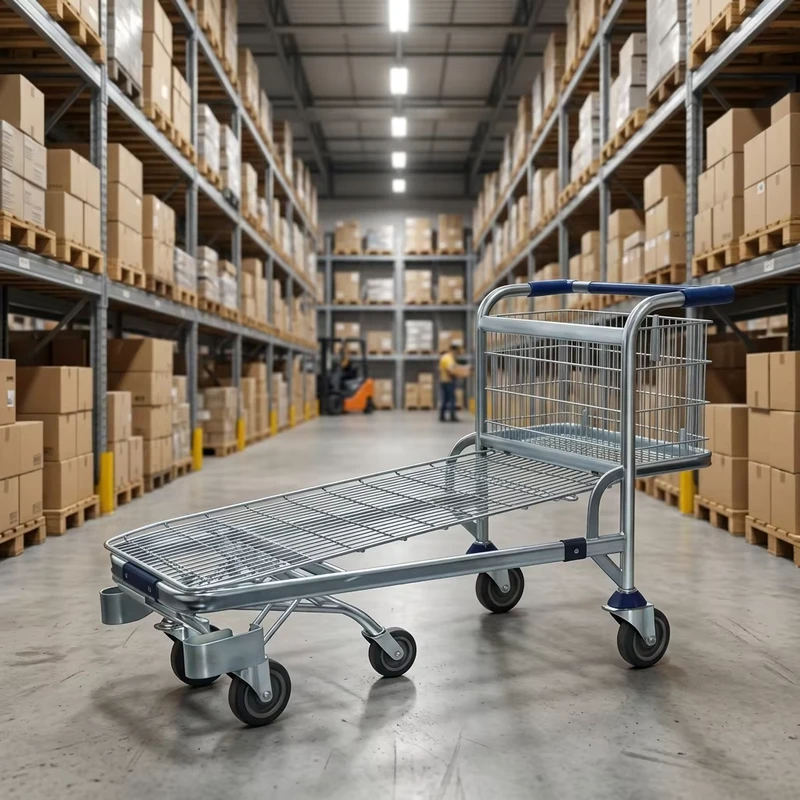 Logistic Trolley Steel Wire Material Transport Trolley