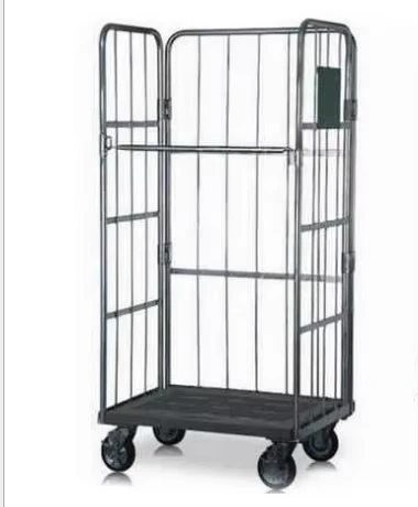 Logistics Trolley With 4 Wheels Applicable in Logistics Warehouse Foldable and Stackable Roll Container