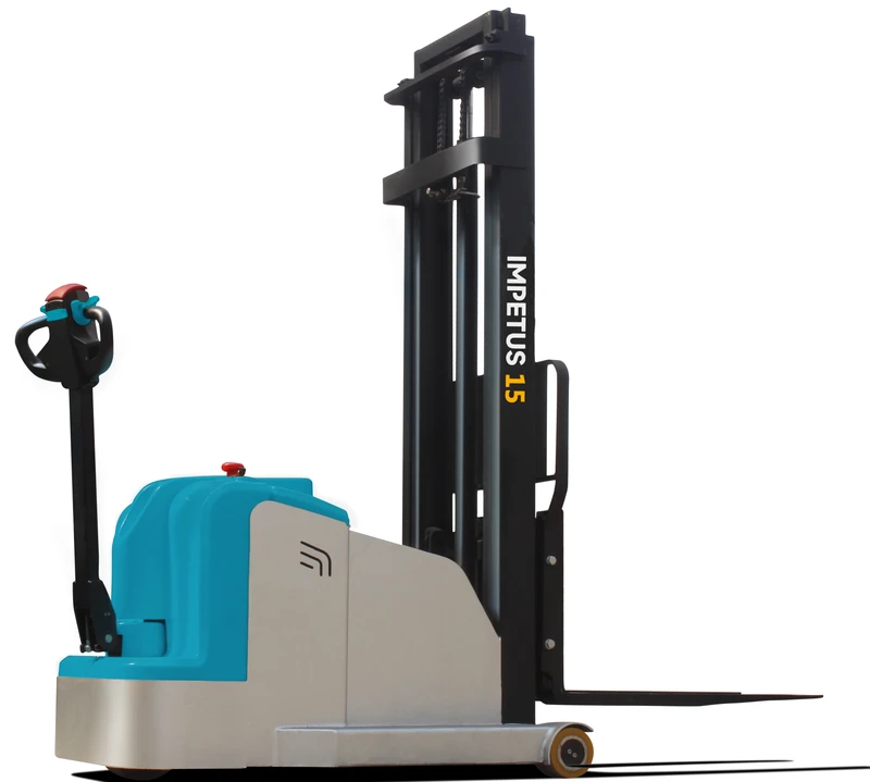 Low Mast 800 Lightweight Portable Lift Hand Mini Lifter Small Size Electric Forklift 800kg 0.8ton Pallet Stacker