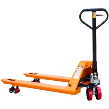 Low-Noise Narrow Pallet Truck Manual Hydraulic 2T PU Wheels for Tight Office Warehouses