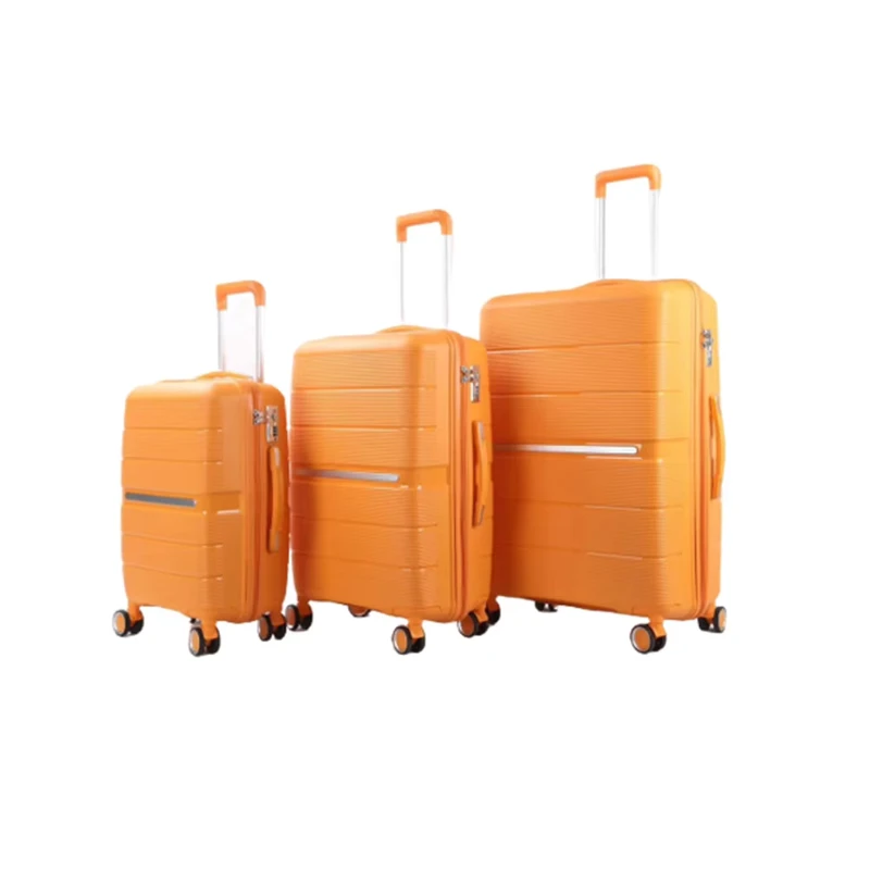 Luxury Light Weight PP Suitcase Luggage with Wheels Eco-Friendly & Waterproof Travel Bags