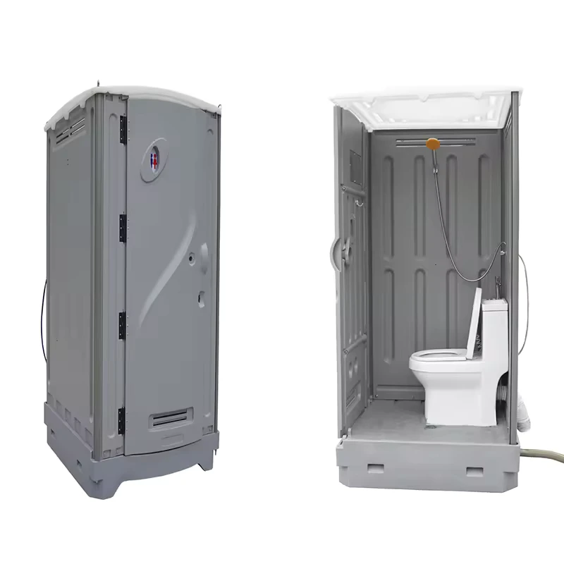 Luxury Modern Portable Toilet with Shower and Trolley Outdoor Use HDPE Material Eco-Friendly Durable Easy Installation