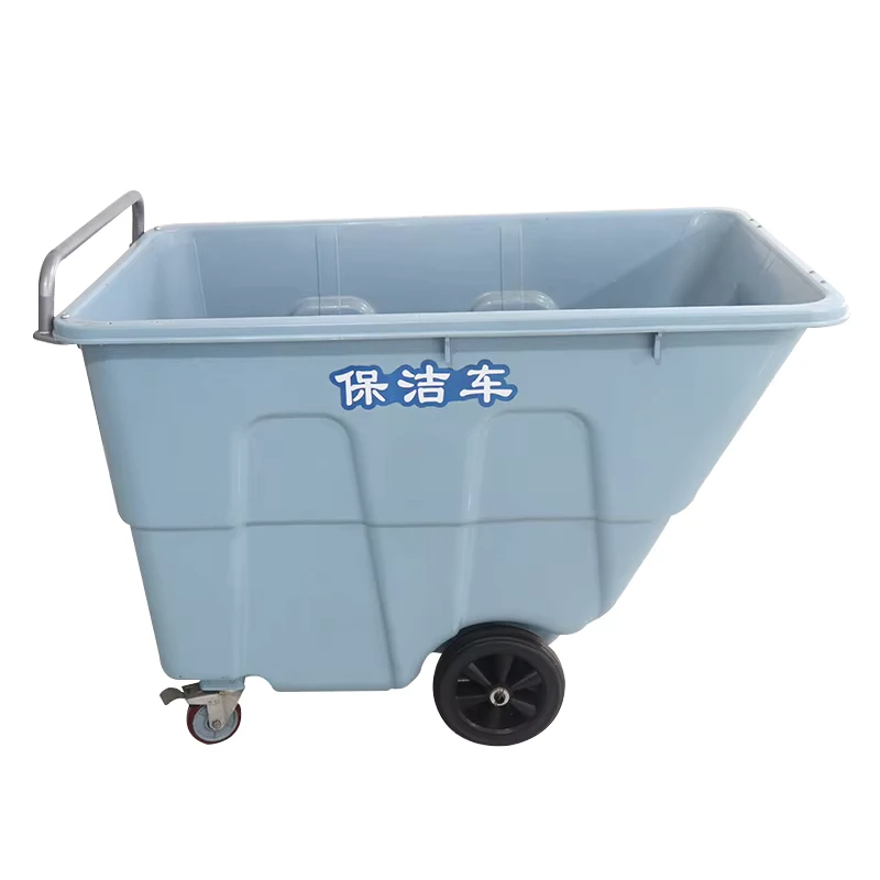 Luxury Outdoor Four Wheel Plastic Roll Container Cart with OEM Support for Shopping and Industrial Use